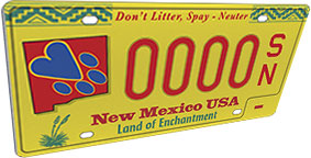 Spay/Neuter License Plate